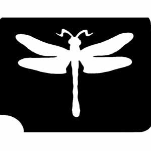 Libelle-Tattooschablone für alle Naturfreunde, 8cm x 6,5 cm von Ybody