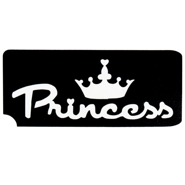 Princess Tattooschablone, der Hautschmuck für Prinzessinnen 6,5cm x 3,5cm von Ybody