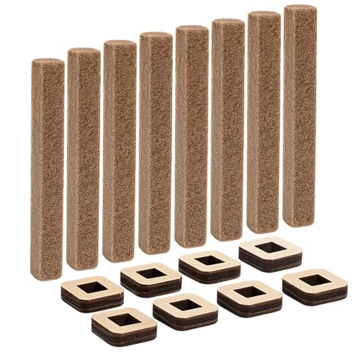 YceLon 8X Dauerdocht für Wachsfresser 10mm mit Holzhalter | Glasfaserdocht & Kerzendocht Dicke Outdoor, Dochte für Kerzen, Holzdochte für Kerzen, Wachsfresser für Kerzenreste YceLon 8X Dauerdocht für Wachsfresser 10mm mit Holzhalter | Glasfaserdocht & Kerzendocht Dicke Outdoor, Dochte für Kerzen, Holzdochte für Kerzen, Wachsfresser für Kerzenreste von YceLon