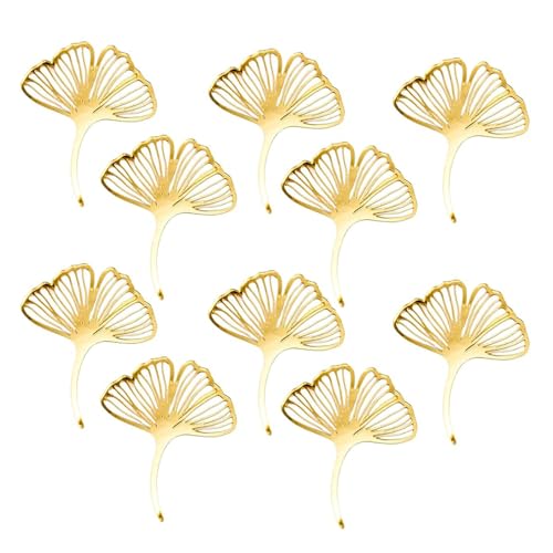 10 Stück goldene Ginkgoblätter Kuchen Happy Birthday Backzubehör 10 Stück goldene Ginkgoblätter Kuchen Happy Birthday Backzubehör von Ycfish