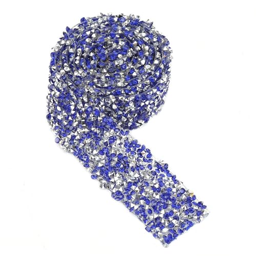 1 Yard Hellblauer Strassnetz Wrap Roll - Dekoration für Hochzeiten und Veranstaltungen (Dunkelblau) von Yctze