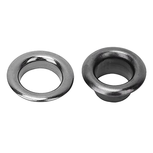 100pcs 6mm Hochwertig B Doppelseitig S für Leder-FT, Taschen, Gürtel und Schuhe (SILVER) (GOLD) (BLACK) von Yctze