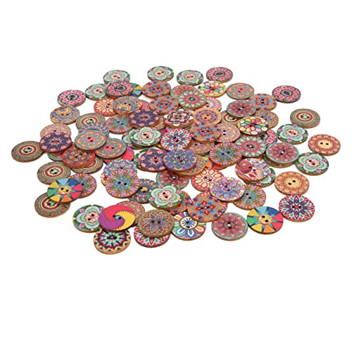 100pcs Holzknöpfe R ER -Muster Zum Nähen von Fett -DIY -Projekten - 25 -mm -ZubehöR 100pcs Holzknöpfe R ER -Muster Zum Nähen von Fett -DIY -Projekten - 25 -mm -ZubehöR von Yctze