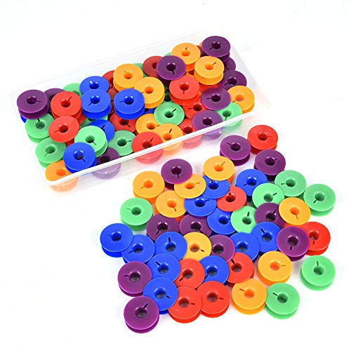100pcs Multicolor-Kunststoff-Spulen Zum Nähen von MA-LE, Kompakten und Benutzerfreundlichen Entläufen 100pcs Multicolor-Kunststoff-Spulen Zum Nähen von MA-LE, Kompakten und Benutzerfreundlichen Entläufen von Yctze
