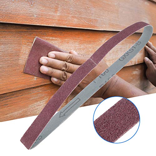 10pcs 452x15mm Aluminiumoxid-Dinggürtel für Gürtel der 40-120 Es Effizientes Schleifpolieren (100 Mesh 10 Packs) von Yctze