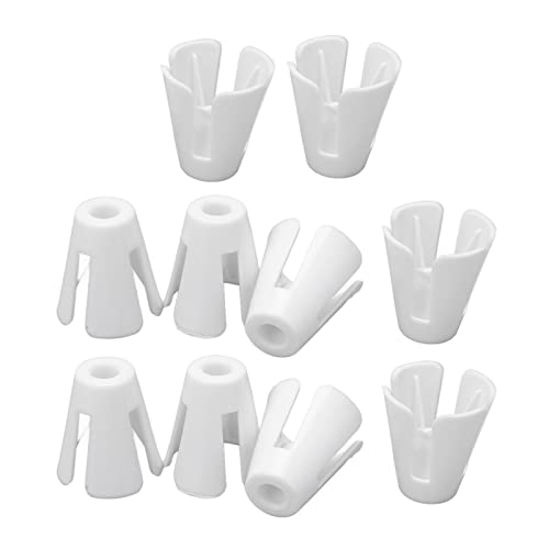 10pcs Leichtes Kunststoff -Spulenklauen -Gewindehalter für Nähmaschinen Kegelspulenzubehör von Yctze