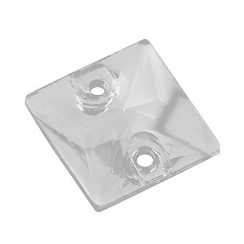 200pcs Flatback Ylic Cryst für Mode- und FT -Projekte - Schmuckherstellung und Dekoration (10 * 10mm Quadrat) von Yctze