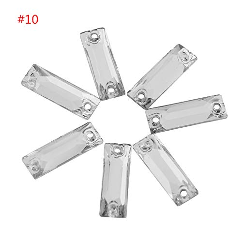 200pcs Flatback Ylic Cryst für Mode- und FT -Projekte - Schmuckherstellung und Dekoration (6 * 17,5 mm langer Streifen) von Yctze