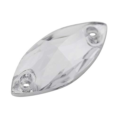 200pcs Flatback Ylic Cryst für Mode- und FT -Projekte - Schmuckherstellung und Dekoration (7 * 15 mm Augenform) von Yctze
