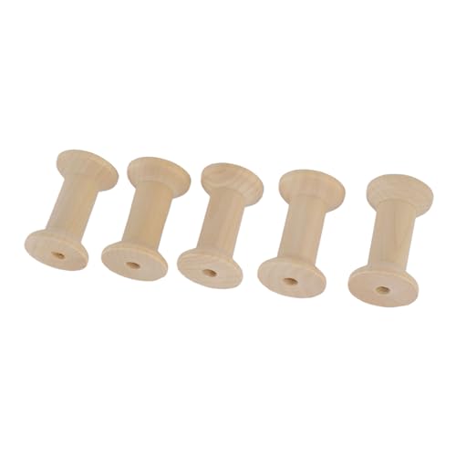 20pcs Holzspulen für DIY -FTs, Organisieren Nähfäden und Bänder Ideal für Künste von Yctze