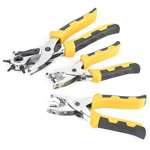 3 PCs Premium Ledergürtel -Loch -Puncher Set mit Omic G & Viel und Vielseitigem Stanzgrößen für Fundprojekte 3 PCs Premium Ledergürtel -Loch -Puncher Set mit Omic G & Viel und Vielseitigem Stanzgrößen für Fundprojekte von Yctze