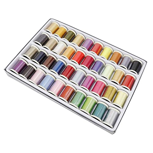 40-Farben-Stickfaden für Haushalte, Vielseitige DIY- und Nähprojekte von Yctze
