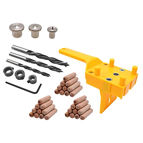 44 Stcs Professional Lochbohrer -Locator für Holzbearbeitung mit Schraubenschlüssel, Grenzwert und Zapfen für 6 Mm, 8 Mm und 10 Löcher 44 Stcs Professional Lochbohrer -Locator für Holzbearbeitung mit Schraubenschlüssel, Grenzwert und Zapfen für 6 Mm, 8 Mm und 10 Löcher von Yctze
