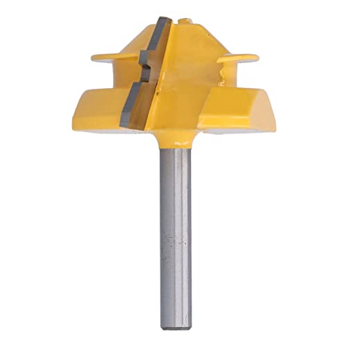 45 ° Router Bit mit /4in Schaft, Legierung für Präzise Holzschnitte in CNC- und Holzbearbeitungsprojekten (2in) von Yctze