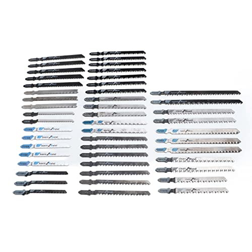 48pcs Jigsaw Set T Shank Hochgeschwindigkeitsstahl für Holzplastik-Schneidwerkzeuge 48pcs Jigsaw Set T Shank Hochgeschwindigkeitsstahl für Holzplastik-Schneidwerkzeuge von Yctze