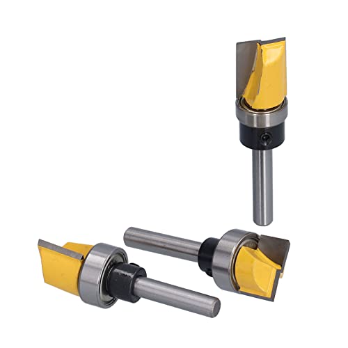 4pcs Template Router Bit Set /4in Schaftlager -Router -Bits für Holzschnitt und Sperrholzverkleidung von Yctze