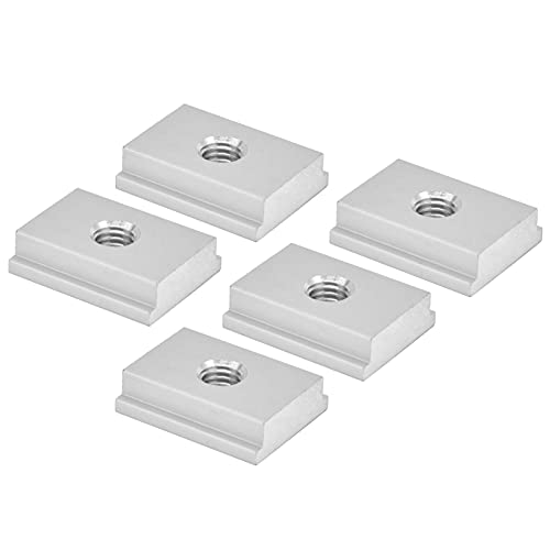 5 PCs Flache Aluminiumlegierung Holzbearbeitungsschieber -, Ergonomisch und Vielseitig für Handwerksmänner und -Projekte (M8) von Yctze