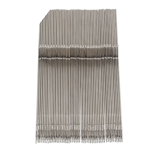 50 Stück Stahl-Strickmaschinennadeln, Webwerkzeug-Zubehör, Passend für KH868, KH821, KH831, KH851, Strickmaschine, Nadelstrickmaschine, Ersatzteile, KH868-Strickmaschine 50 Stück Stahl-Strickmaschinennadeln, Webwerkzeug-Zubehör, Passend für KH868, KH821, KH831, KH851, Strickmaschine, Nadelstrickmaschine, Ersatzteile, KH868-Strickmaschine von Yctze