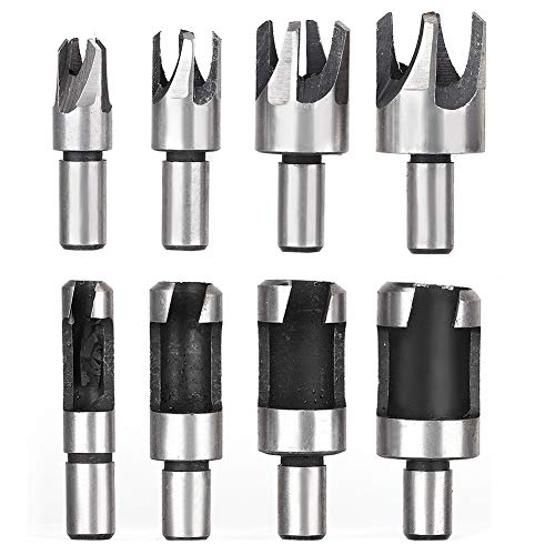 8pcs Kohlenstoffstahlholz -Stecker TER -Set mit Standard und Abgeschrägten TERS Zum Bohren 8pcs Kohlenstoffstahlholz -Stecker TER -Set mit Standard und Abgeschrägten TERS Zum Bohren von Yctze