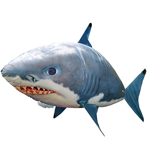Aufgeblasener Fisch, Ein Außergewöhnlicher Blickfang für den Innenbereich (Blauer Hai) von Yctze
