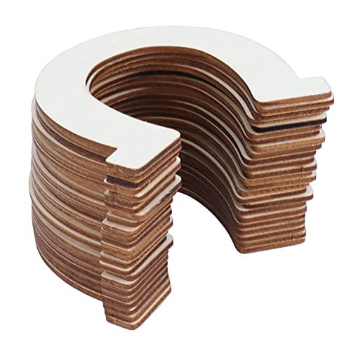DIY Hufeisenholz -Holz -Set - 24 Prozent Unvollendete Holzausschnitte für Handwerk und Wohnkultur DIY Hufeisenholz -Holz -Set - 24 Prozent Unvollendete Holzausschnitte für Handwerk und Wohnkultur von Yctze