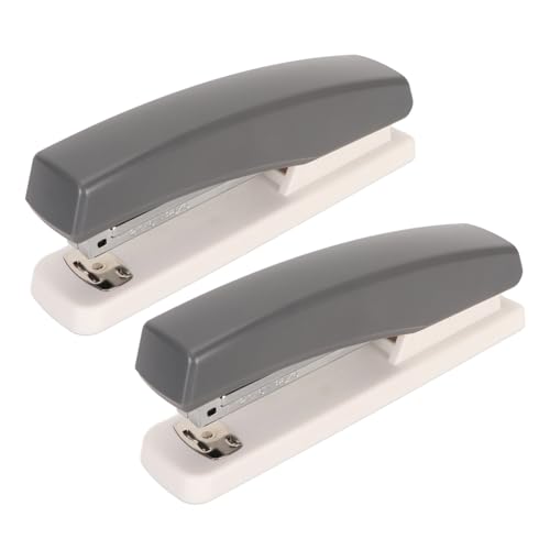 Kompakte und Omic Desktop Stapler 20 Blätter Acity Tragbares Nicht-Schlupf-Design für die Schule (BLUE) (GREY) von Yctze