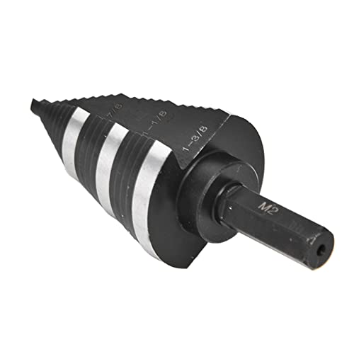 M2 Hochgeschwindigkeitsstahl -Stiefmaschinenbohrer, 3/16 "bis -3/8", /8 "Hex Shank, für Metall, Holz und PVC M2 Hochgeschwindigkeitsstahl -Stiefmaschinenbohrer, 3/16 "bis -3/8", /8 "Hex Shank, für Metall, Holz und PVC von Yctze