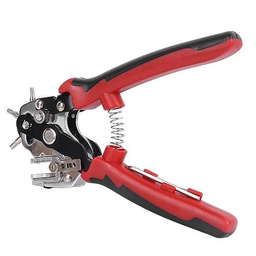 Premium Leder Hole Loch Puncher Plier - Multi -Size -Punch -Werkzeug für Gürtel, Uhrenbänder, Handtaschengurte und DIY -Handwerk von Yctze