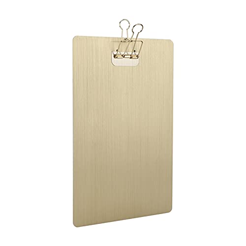 Rostproofes N -Metall -Zwischenablage - Suspensisibles & Scratch Zeichenbrett Zum Schreiben und Ting - Eleg D H. (BLACK) (GOLD) von Yctze