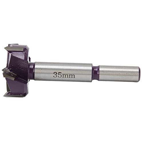 Scharnier -Jig Bit 3 Flöte Kohlenstoffstahlbohrer für Holzarbeiten - 10 Mm Schaft, Hoch und Werkzeug (35 mm) von Yctze