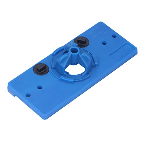 Scharnierlochsägen Jig - ABS Scharnierbohrlokator für Präzise Bankbohrer (BLUE) von Yctze