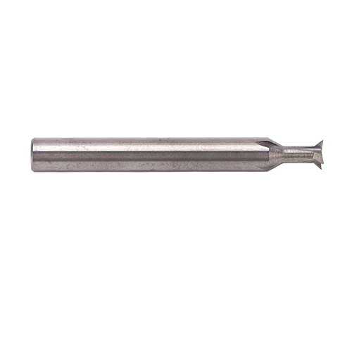 Schwalbenschwanz Cutter - 6mm Dia Shank, 4 Flöten, 50 Mm Länge, Carbid -Schwalbenschwanzbit für Holzbearbeitung, Router und CNC -Maschine (45°) von Yctze