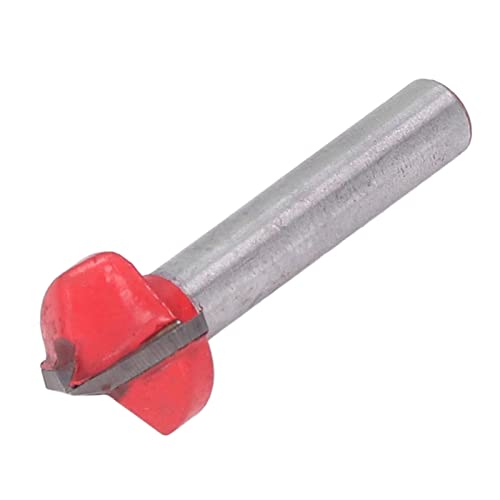 V Router Bit für Holzbearbeitung - 120 ° Winkel, 16 Mm Durchmesser, 6 Mm Schaft, Kohlenstoffstahlschneider von Yctze