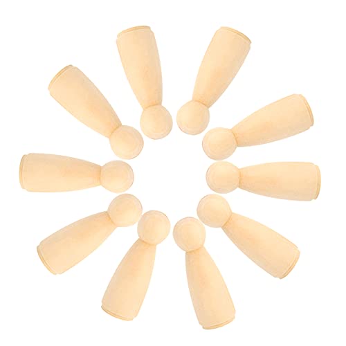 Yctze 10pcs 65 Mm Weibliche -Malereipuppen - Holzspielzeugfiguren für Handwerk, Sichere und Lustige Kunstaktivitäten Yctze 10pcs 65 Mm Weibliche -Malereipuppen - Holzspielzeugfiguren für Handwerk, Sichere und Lustige Kunstaktivitäten von Yctze