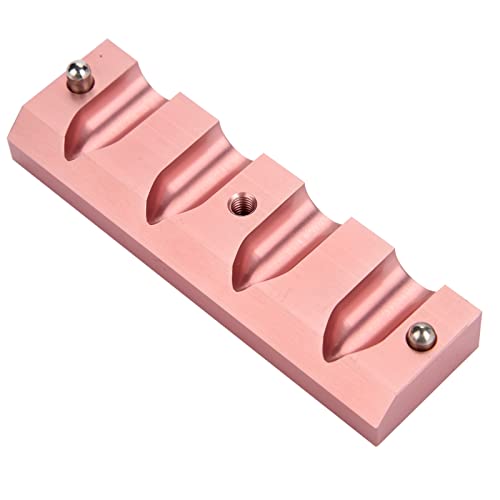 Yctze 12.1 DIY Lippenstiftform - Aluminiumlegierung Roségold Tool Zum Herstellen von Lippenstift und Lippenbalsam - Einfach zu Verwenden und Farben für DIY Liebhaber zu Modulieren (4 Löcher) von Yctze