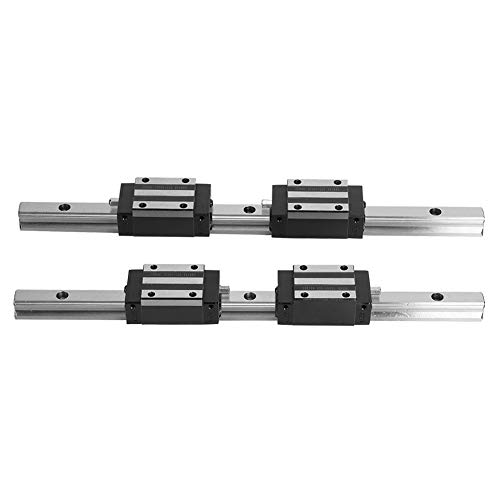 Yctze 2pcs Hg15-300mm Gusseisen-lineare Schiene mit 4pcs HGH15 Linearer Lagerschlittenblock für Geräte von Yctze