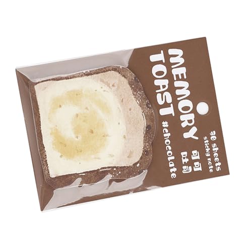 Yctze 30 Blätter Süßer Toastbrot Geformte Klebernoten - Lustige Memo -Pads für das Studium, die Arbeit und die Organisation Yctze 30 Blätter Süßer Toastbrot Geformte Klebernoten - Lustige Memo -Pads für das Studium, die Arbeit und die Organisation von Yctze