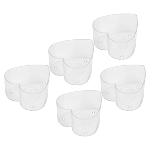 Yctze 50pcs Kunststoff Kerzenform Set - Transparente Hitzebeständige DIY -Kerzenherstellung Behälter für Kreatives Kerzenhandwerk (Plastische Herzform) von Yctze