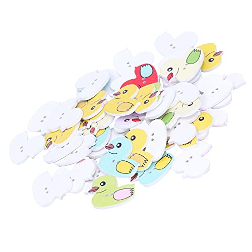 Yctze 50pcs Niedliche Cartoonente Holzknöpfe für DIY-Handwerk, Nähräume, Scrapbooking, Kleidung Dekoration, Multifunktionaler Handwerksknopf Set Yctze 50pcs Niedliche Cartoonente Holzknöpfe für DIY-Handwerk, Nähräume, Scrapbooking, Kleidung Dekoration, Multifunktionaler Handwerksknopf Set von Yctze