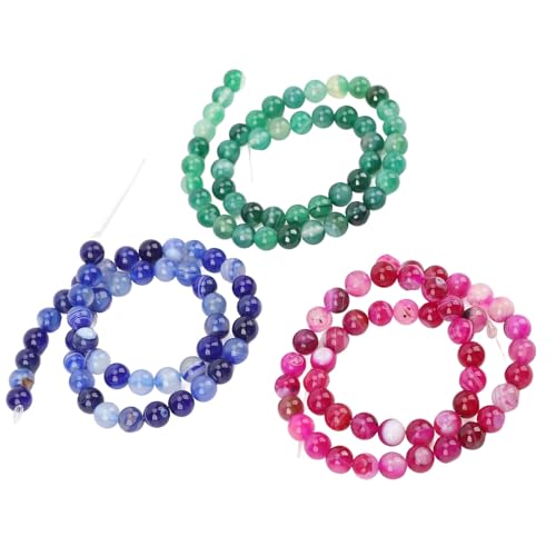Yctze 8 Mm Farbenfrohe Agate Runde Lose Abstandshalterperlen für Schmuckherstellung, Ideal für Individuelle Armbänder und Halsketten, DIY -Handwerksvorräte Yctze 8 Mm Farbenfrohe Agate Runde Lose Abstandshalterperlen für Schmuckherstellung, Ideal für Individuelle Armbänder und Halsketten, DIY -Handwerksvorräte von Yctze