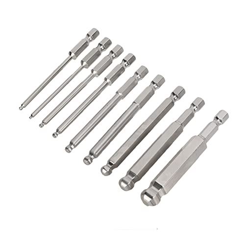 Yctze 9 -teiliger 75 -mm Magnetschraubendreher Bit mit Kopf für Elektrische/manuelle Schraubendreher und Bohrer Hex Shank, Haltbarkeit und Yctze 9 -teiliger 75 -mm Magnetschraubendreher Bit mit Kopf für Elektrische/manuelle Schraubendreher und Bohrer Hex Shank, Haltbarkeit und von Yctze