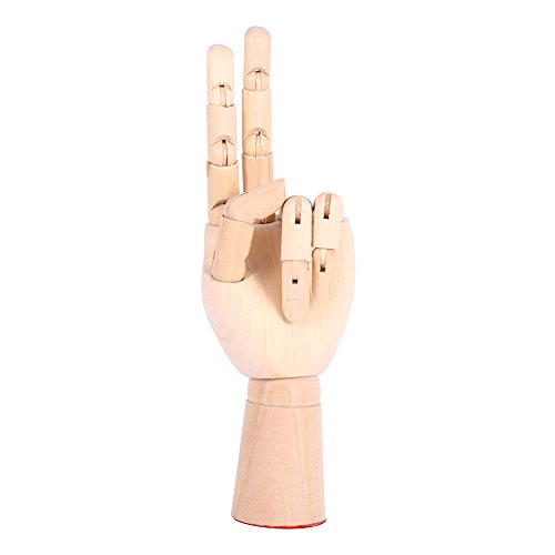 Yctze Artikuliertes Holzhandmodell - Referenzwerkzeug für Künstler, Flexibles und Proportioniertes Design von Yctze