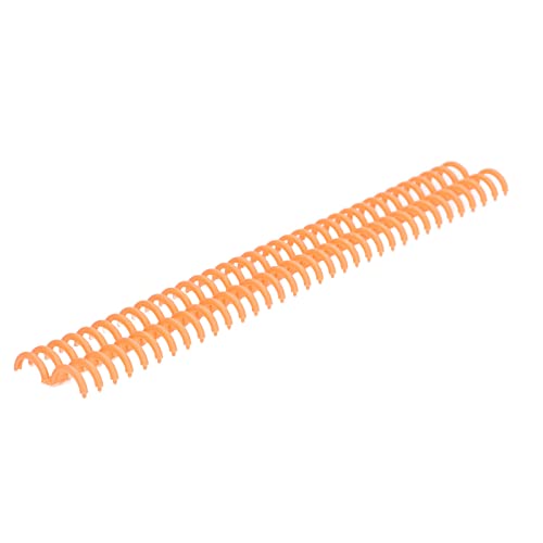 Yctze Bindungsspulen 34 Löcher Polypropyl Stationery SPI - 0pcs Schwarz, Einfach zu Bedienen und Transportieren (ORANGE) von Yctze