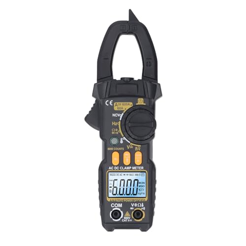 Yctze Multimeter für Digitale Klemme mit 6000 Zählungen LCD -Anzeige für Spannung, Strom, Temperatur und Kapazitätstests für Elektriker von Yctze