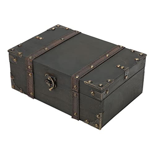 Yctze Vintage Hölzerne Schmuckschatulle - Elegante Aufbewahrungskoffer für Schmuck und Täglich Yctze Vintage Hölzerne Schmuckschatulle - Elegante Aufbewahrungskoffer für Schmuck und Täglich von Yctze