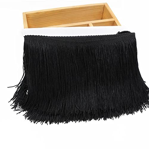 YdseozOA 10M 15CM Spitze Quaste Dekoband DIY Latin Dance Kleid Dekoration Kostüm Zubehör Spitzenband-Schwarz YdseozOA 10M 15CM Spitze Quaste Dekoband DIY Latin Dance Kleid Dekoration Kostüm Zubehör Spitzenband-Schwarz von YdseozOA