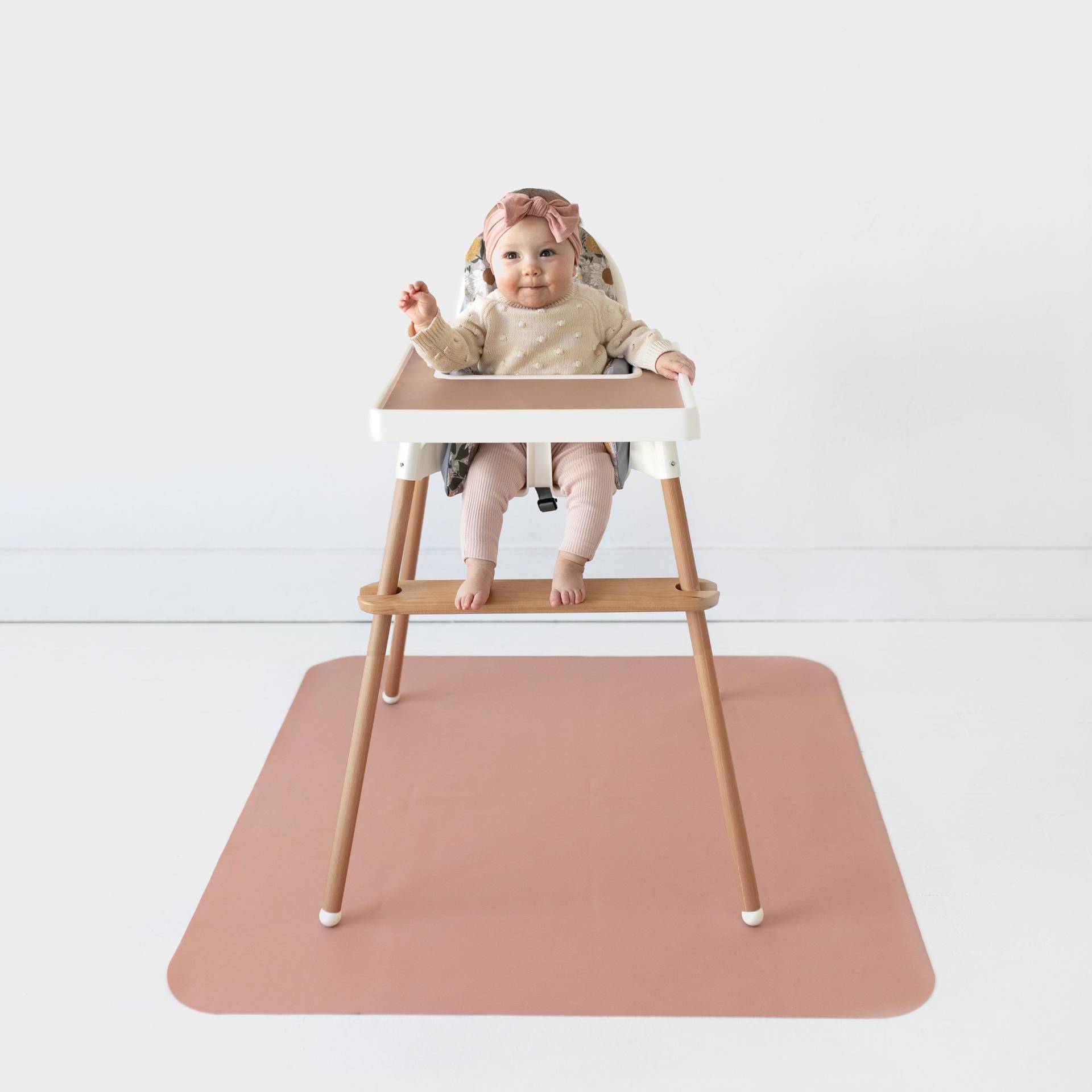 Silikon Bodenmatte - Pale Terracotta // Hochstuhlmatte Große Silikonmatte Silikon Bodenmatte - Pale Terracotta // Hochstuhlmatte Große Silikonmatte von YeahBabyGoods