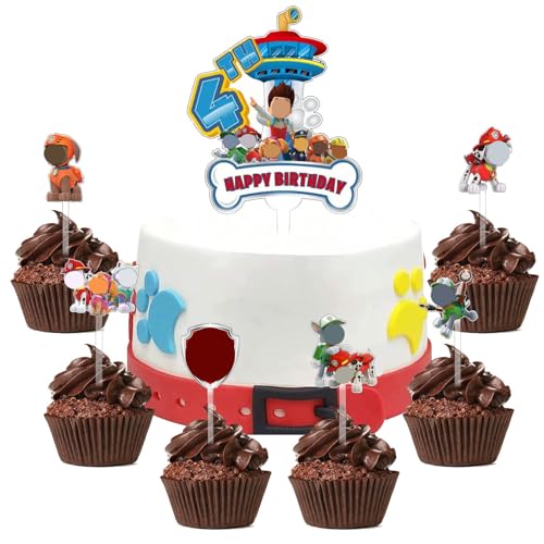 7 Stück Tortendeko Geburtstag,4 Jahre Acryl Happy Birthday Kuchen Deko,Kuchenaufsatz,Muffin Geburtstag Deko,Cupcake Topper,Cake Decoration für Junge Mädchen Themen Kindergeburtstag Party 7 Stück Tortendeko Geburtstag,4 Jahre Acryl Happy Birthday Kuchen Deko,Kuchenaufsatz,Muffin Geburtstag Deko,Cupcake Topper,Cake Decoration für Junge Mädchen Themen Kindergeburtstag Party von YeahBoom