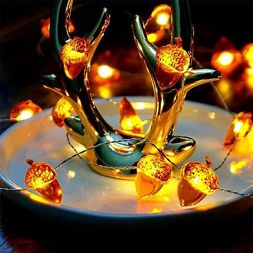 Eicheln Lichterkette Herbst,5M 50 LED Lichterkette,Deko Timerlichterkette Herbst,Outdoorlichterkette Batterie,Herbst Eichel Dekoratives Licht für Erntedankfest, Weihnachten, Hochzeit, Geburtstag Party Eicheln Lichterkette Herbst,5M 50 LED Lichterkette,Deko Timerlichterkette Herbst,Outdoorlichterkette Batterie,Herbst Eichel Dekoratives Licht für Erntedankfest, Weihnachten, Hochzeit, Geburtstag Party von YeahBoom