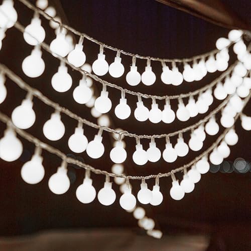 LED Kugel Lichterkette,300 CM 20LEDs Globe Lichterketten,Weiße Lichterkette Kugeln Batteriebetrieben,LED Lichterketten Globe,für Hochzeit,Party,Weihnachten,Garten,Zimmer,Innen,Außen LED Kugel Lichterkette,300 CM 20LEDs Globe Lichterketten,Weiße Lichterkette Kugeln Batteriebetrieben,LED Lichterketten Globe,für Hochzeit,Party,Weihnachten,Garten,Zimmer,Innen,Außen von YeahBoom